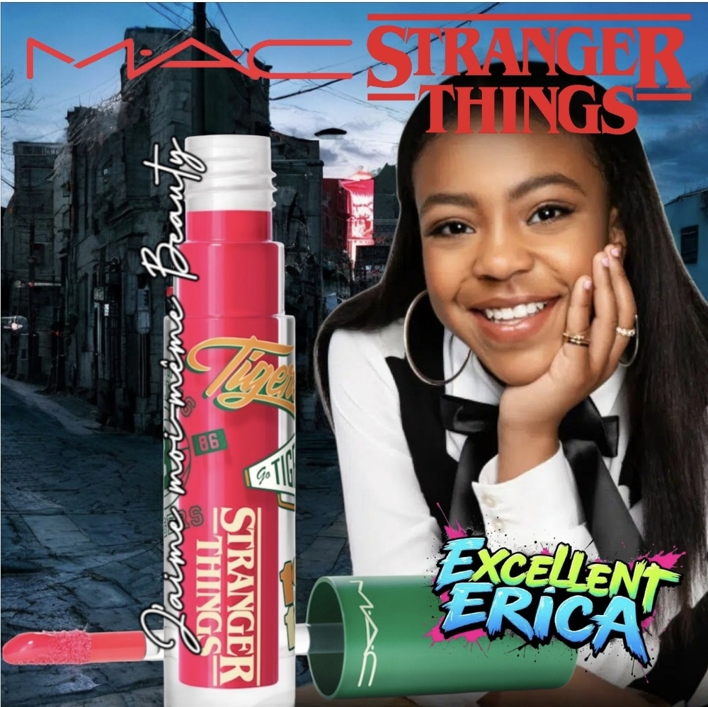 MAC Stranger Things Excellent Erica Lip gloss (Sheer Light Coral)